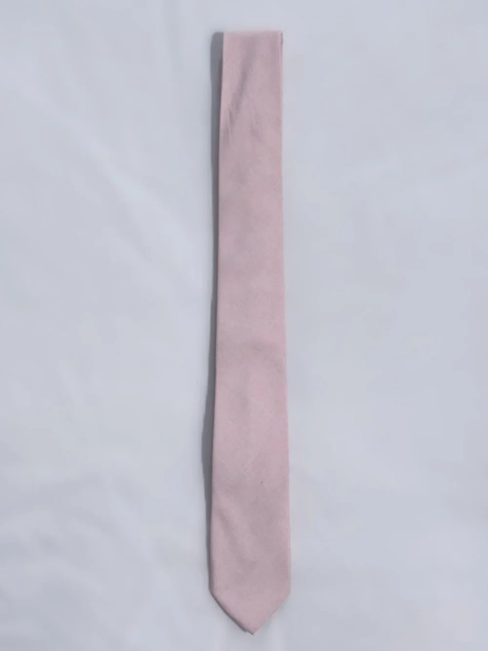 Egara Men's Pink Textured Skinny Tie 3W 57L